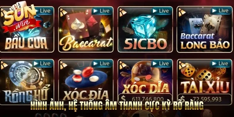 Hình ảnh, hệ thống âm thanh cực kỳ rõ ràng