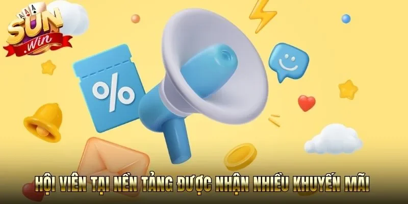 Hội viên tại nền tảng được nhận nhiều khuyến mãi