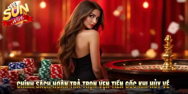 Chính sách hoàn trả trọn vẹn tiền gốc khi hủy vé 